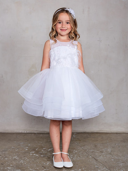 Short flower girl clearance dresses