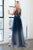 Sparkle Ombre Tulle Ethereal A-line Navy Dress AC5015