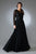 Long Sleeves Embellished Gown 7036