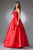 Scoop Neckline Ball Gown SU074