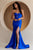 Corset Satin Long Dress AG0113