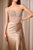 Beaded Corset Strapless Evening Dress AC2128