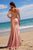 Off-the Shoulder Beaded Satin Prom Dress Nox Anabel F1568