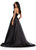 Ashley Lauren 11473 Strapless Satin Ball Gown