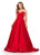 Ashley Lauren 11473 Strapless Satin Ball Gown