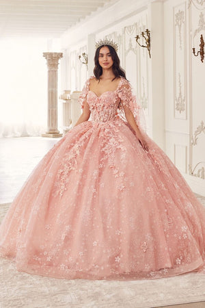 Floral Quinceanera Ball Gown 15719