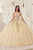 Multi Colored Floral Ball Gown 15724