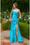 Strapless  Draped Bow Gown 2111P4019