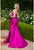 Strapless  Draped Bow Gown 2111P4019