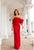 Terani 251E4204 Off the Shoulder Fitted Long Dress