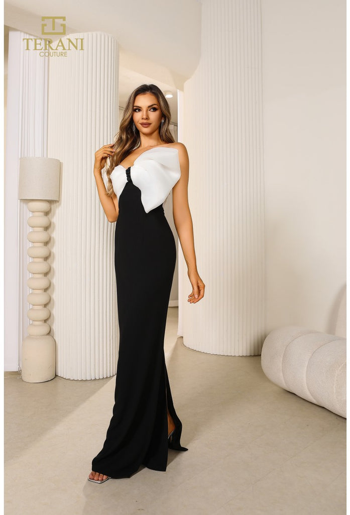 Terani 251E4286 Strapless Fitted Long Dress