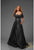 Terani 251M4441 One Shoulder Wrap A-line Evening Dress