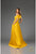 Terani 251M4441 One Shoulder Wrap A-line Evening Dress