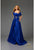 Terani 251M4441 One Shoulder Wrap A-line Evening Dress