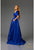 Terani 251M4441 One Shoulder Wrap A-line Evening Dress