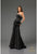 Terani 252E5131 Strapless Embellished Neckline Long Dress