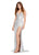 Ashley Lauren 11236 Strapless Gown with Sequin Motif Evening Dress
