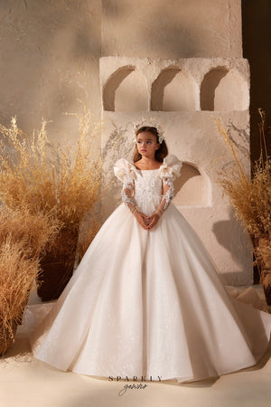 Flower Girl First Communion Gown Celestial 3609