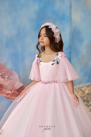 Bateau Neckline Communion Flower Girl Dress Celestial 3702