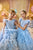 Feathered Communion Flower Girl Dress Celestial 3734