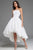 Strapless High-Low Wedding Dress By Jovani 42345