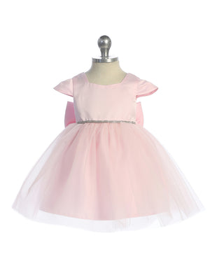 Baby Short Flower Girl Square Neckline 5852S