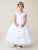 Cap Sleeves Illusion Neckline  First Communion Flower Girl Gown 5885