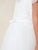 Short Sleeves Illusion Neckline  First Communion Gown 5890