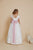 Size 10 in stock French Sleeves Spanish Communion Gown Amaya 617024MD