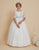 Size 10 in stock French Sleeves Spanish Communion Gown Amaya 617024MD