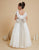 Short Sleeves Spanish Communion Gown Amaya 617031MC