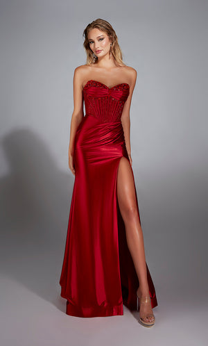 Alyce Paris 61884 Strapless Draped Prom Dress