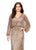 ON SALE SIZE 14 Ashley Lauren 11302 Dolman Sleeves Sequin Gown