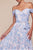 Off the Shoulder Floral Long Dress La Divine 7441