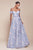 Off the Shoulder Floral Long Dress La Divine 7441