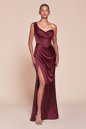 One Shoulder Prom Dress 7448A