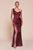 One Shoulder Satin Prom Bridesmaid Dress 7448 - A