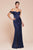 One Shoulder Satin Prom Bridesmaid Dress 7448 - A