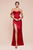 One Shoulder Satin Prom Bridesmaid Dress 7448 - A