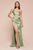 One Shoulder Satin Prom Bridesmaid Dress 7448 - A