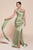 One Shoulder Satin Prom Dress 7454