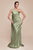 One Shoulder Satin Prom Dress 7454