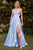 Satin A-Line Corset Dress La Divine 7481