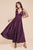 Tea Length Satin Dress La Divine 7499