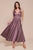 Tea Length Satin Dress La Divine 7499