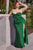 Glitter Sweetheart Neckline Curves Prom Gown CD254C