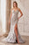 Andrea & Leo A1229 Feather Embellishment Mermaid Gown