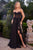 Andrea & Leo A1341 Strapless Chiffon A-Line Dress