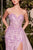 Andrea and Leo Couture A1379 Strapless Motif Fitted Dress