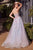 Andrea and Leo Couture A1383 Watercolor  A-Line Gown